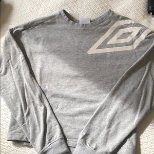 Fun Umbro brand cropped lightweight sweatshirt